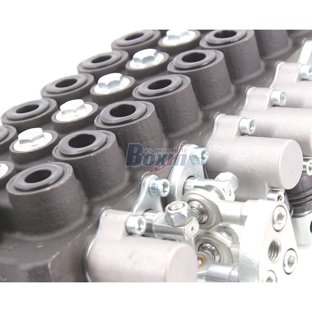 Manual and Joystick Operated 8 Spool Hydraulic Directional Valve detail image